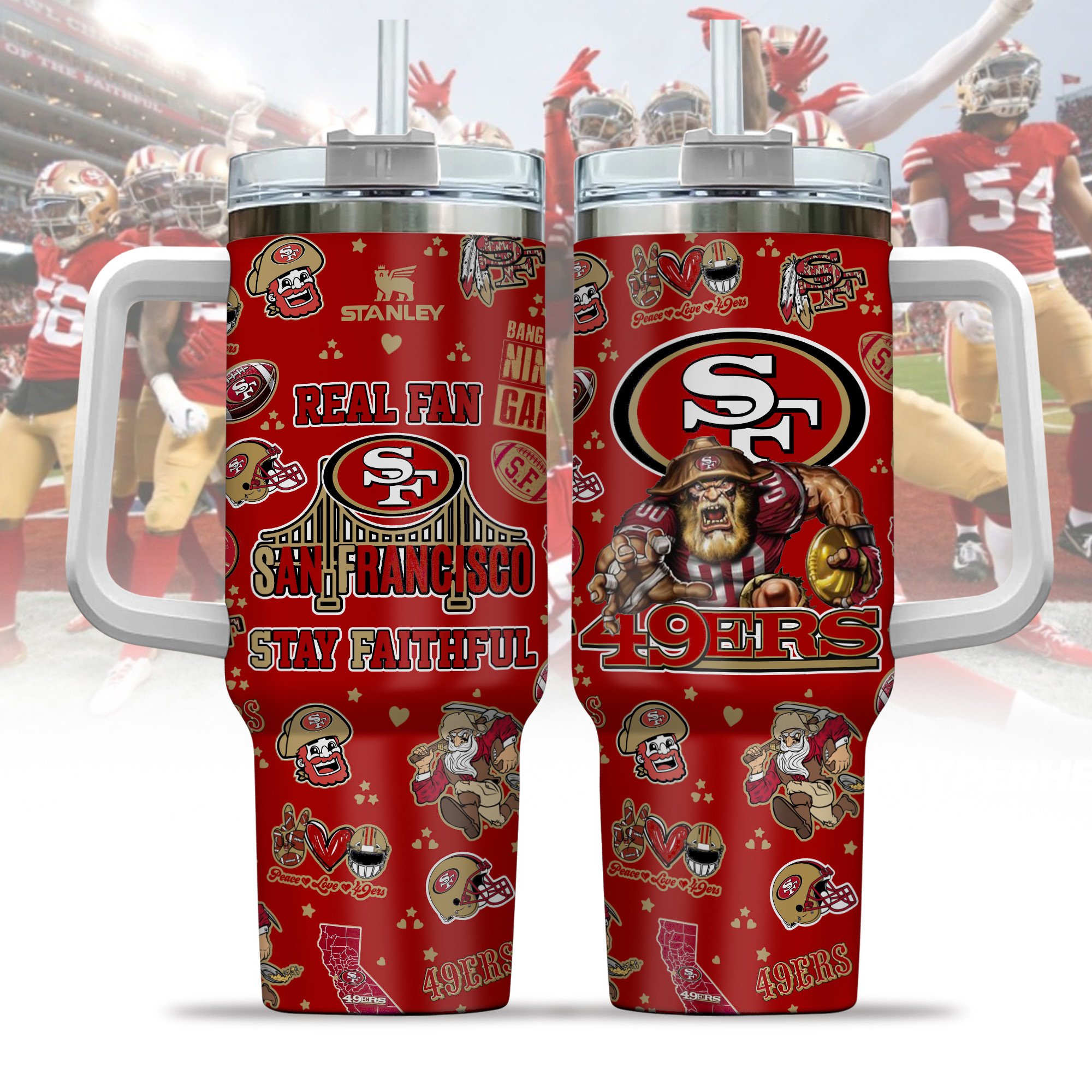 San Francisco 49ers NFL Custom Stanley Cup 40 oz 30 oz Tumbler With HandleTVC2301126