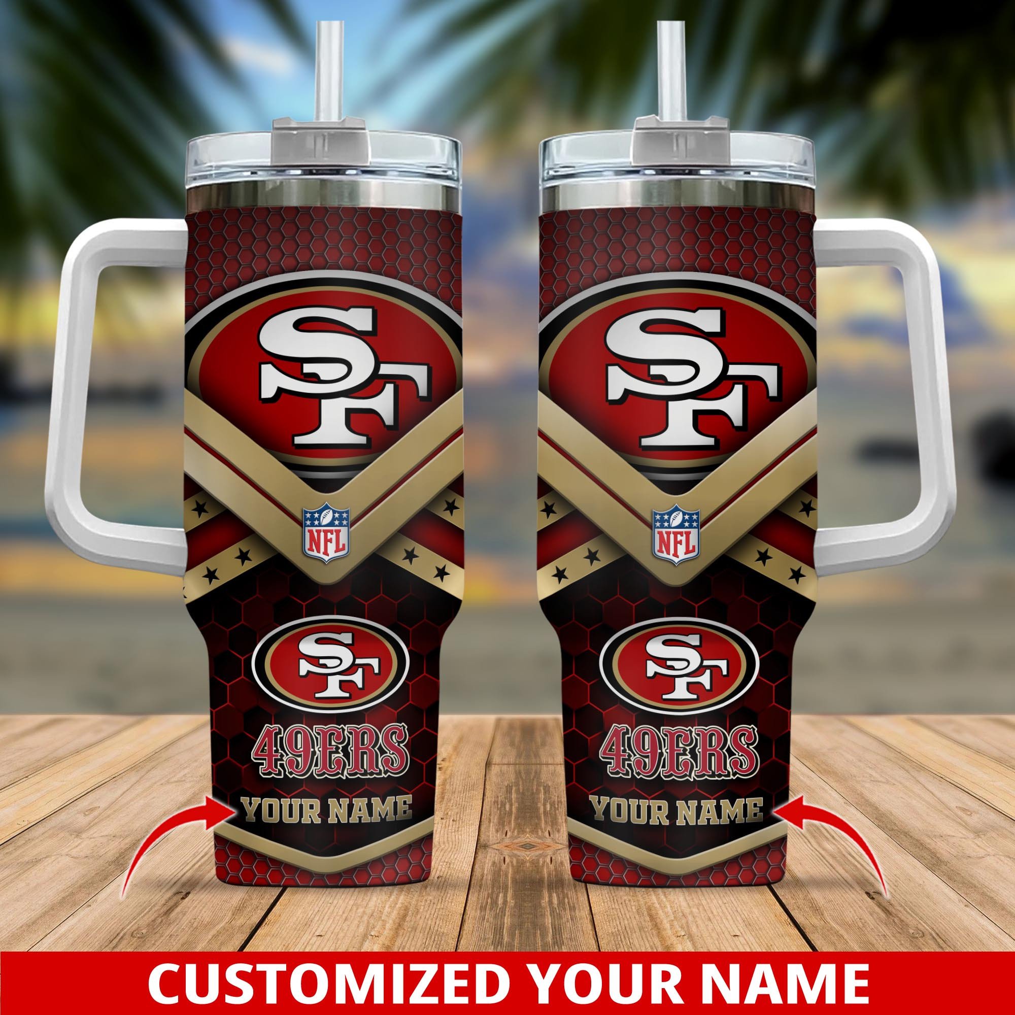 San Francisco 49ers NFL Custom Stanley Cup 40 oz 30 oz Tumbler With HandleTVC2301192