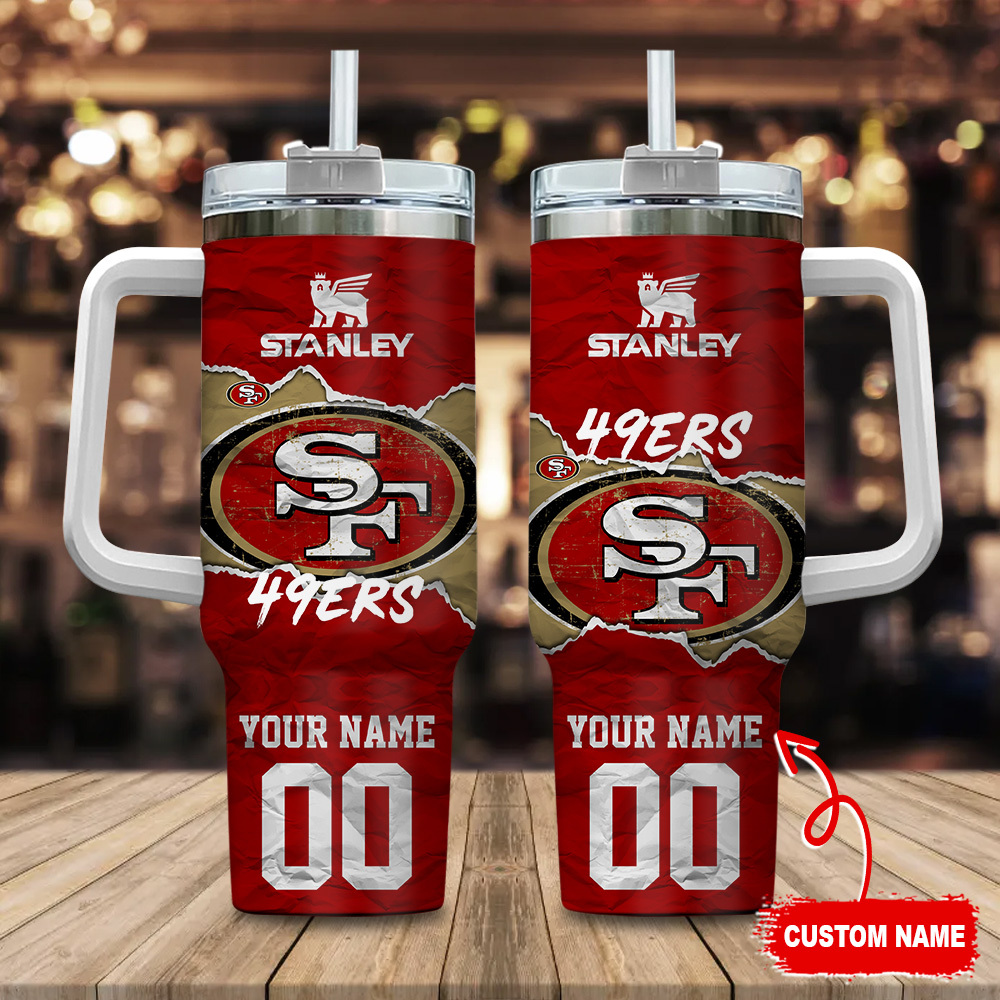 San Francisco 49ers NFL Custom Stanley Cup 40 oz 30 oz Tumbler With HandleTVC230141