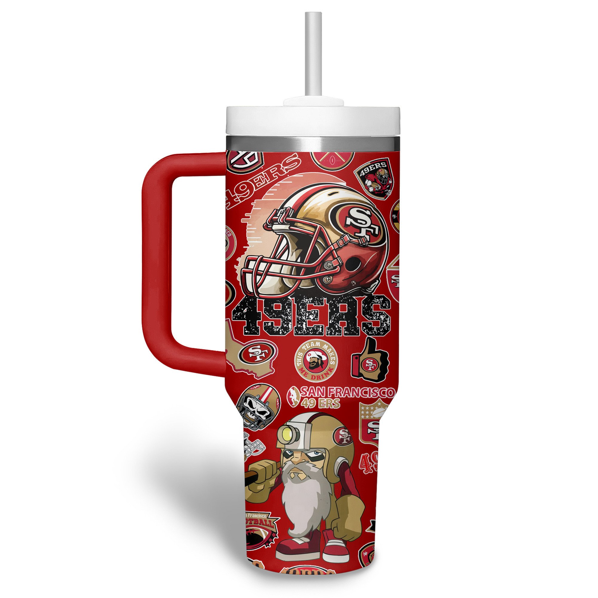San Francisco 49ers NFL Custom Stanley Cup 40 oz 30 oz Tumbler With HandleTVC2301516 - Image 3