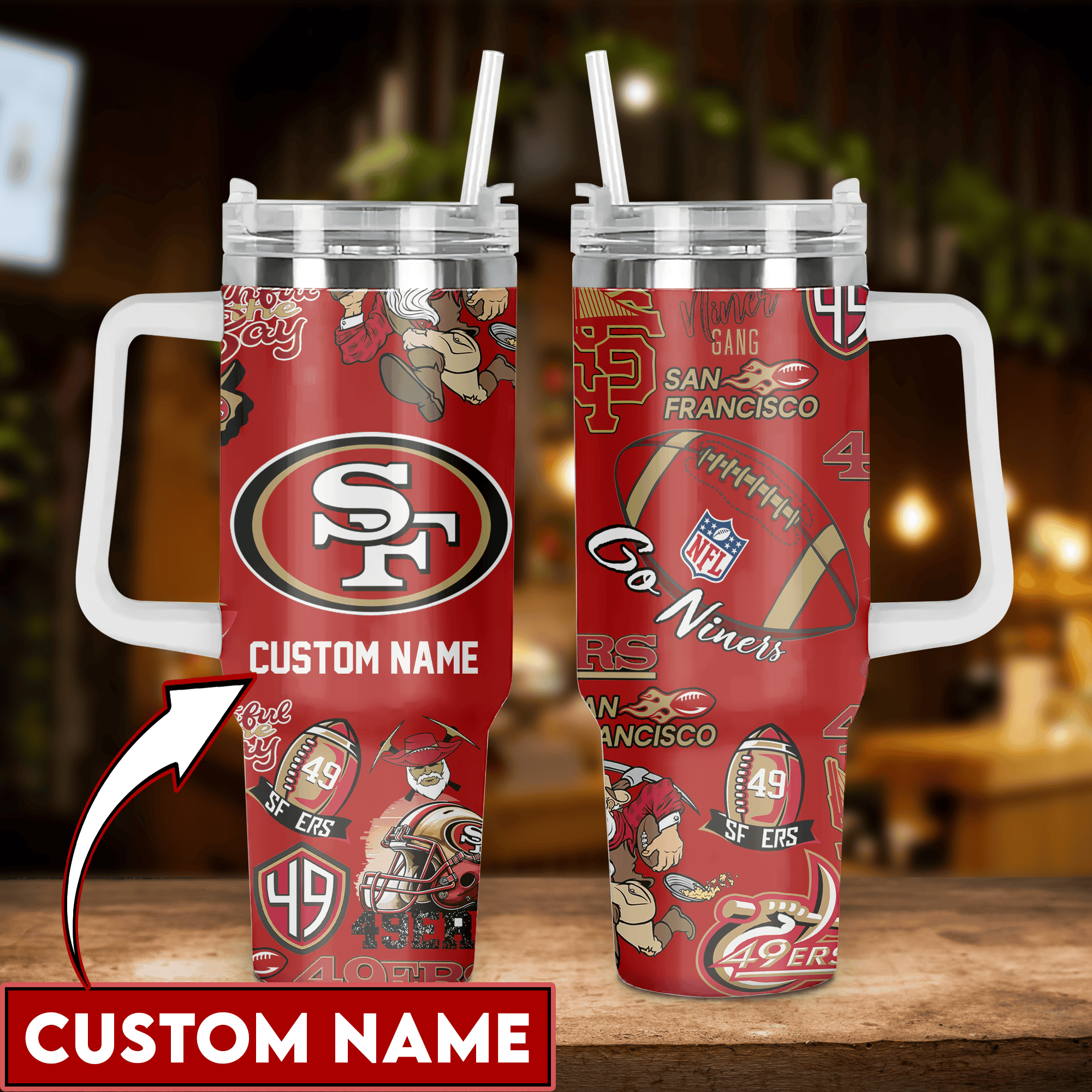 San Francisco 49ers NFL Custom Stanley Cup 40 oz 30 oz Tumbler With HandleTVC2301529