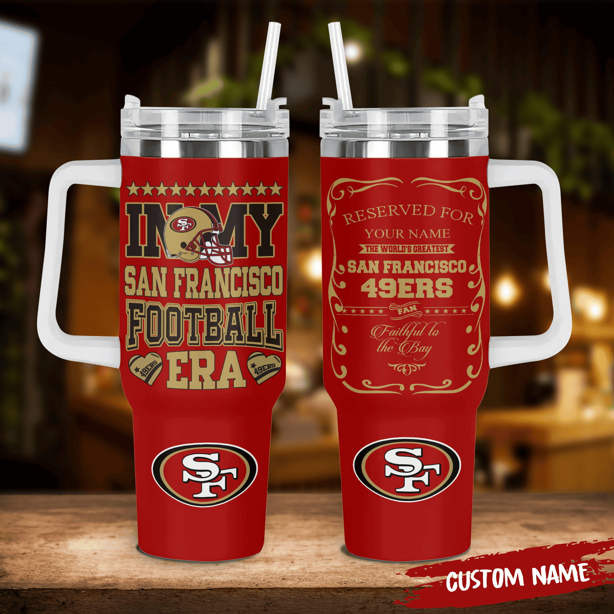 San Francisco 49ers NFL Custom Stanley Cup 40 oz 30 oz Tumbler With HandleTVC2301529