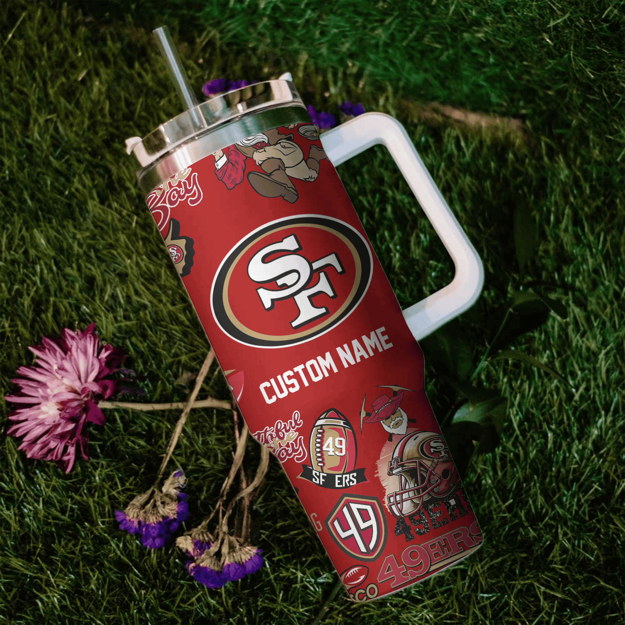 San Francisco 49ers NFL Custom Stanley Cup 40 oz 30 oz Tumbler With HandleTVC2301529 - Image 3