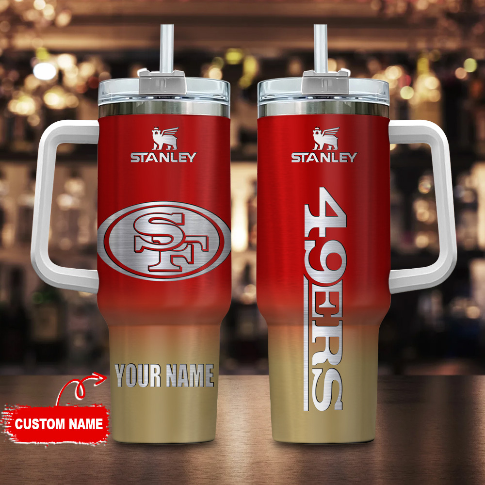 San Francisco 49ers NFL Custom Stanley Cup 40 oz 30 oz Tumbler With HandleTVC230180