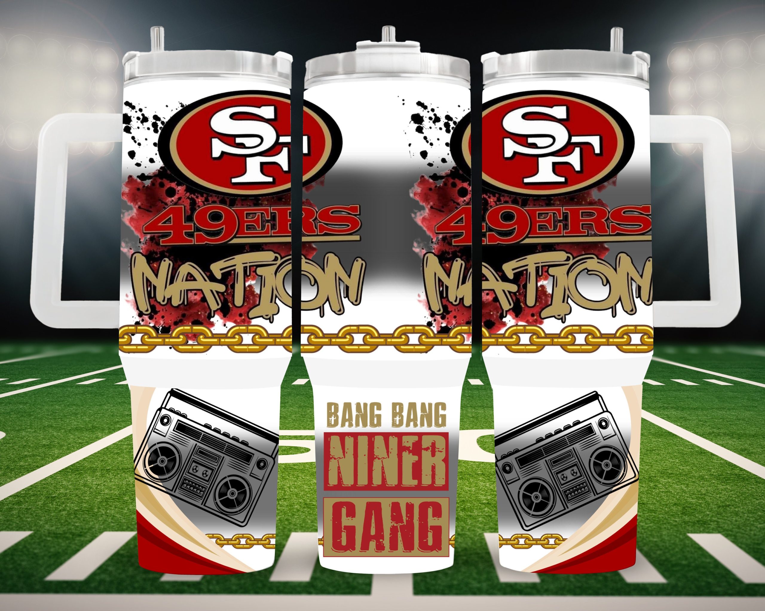 San Francisco 49ers NFL Custom Stanley Cup 40 oz 30 oz Tumbler With HandleTVC2301905