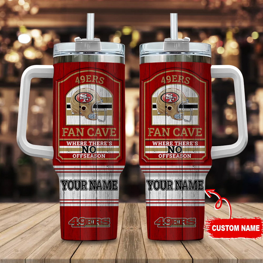 San Francisco 49ers NFL Fan Cave Custom Stanley Cup 40 oz 30 oz Tumbler With HandleTVC230178