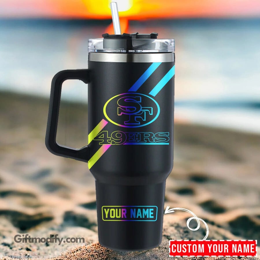 San Francisco 49ers NFL Hologram Logo Custom Stanley Cup 40 oz 30 oz Tumbler With HandleTVC2301183
