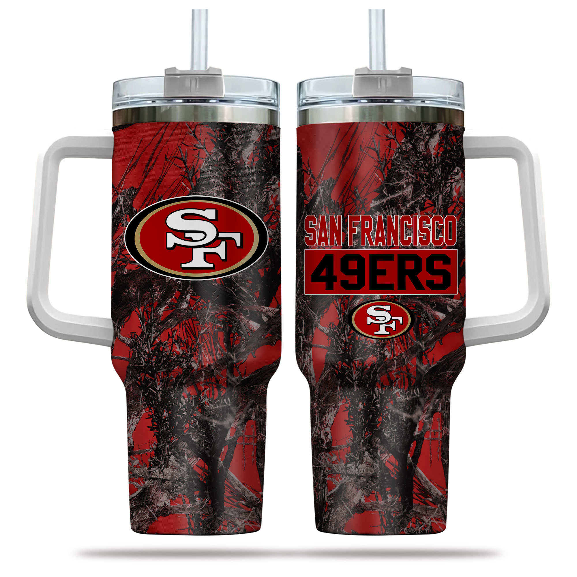 San Francisco 49ers NFL Hunting Custom Stanley Cup 40 oz 30 oz Tumbler With HandleTVC230183