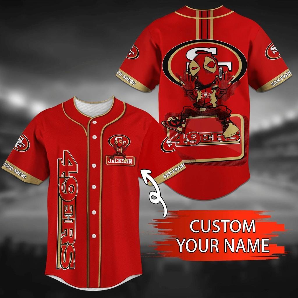 San Francisco Ers NLF Personalized Baseball Jersey Shirt