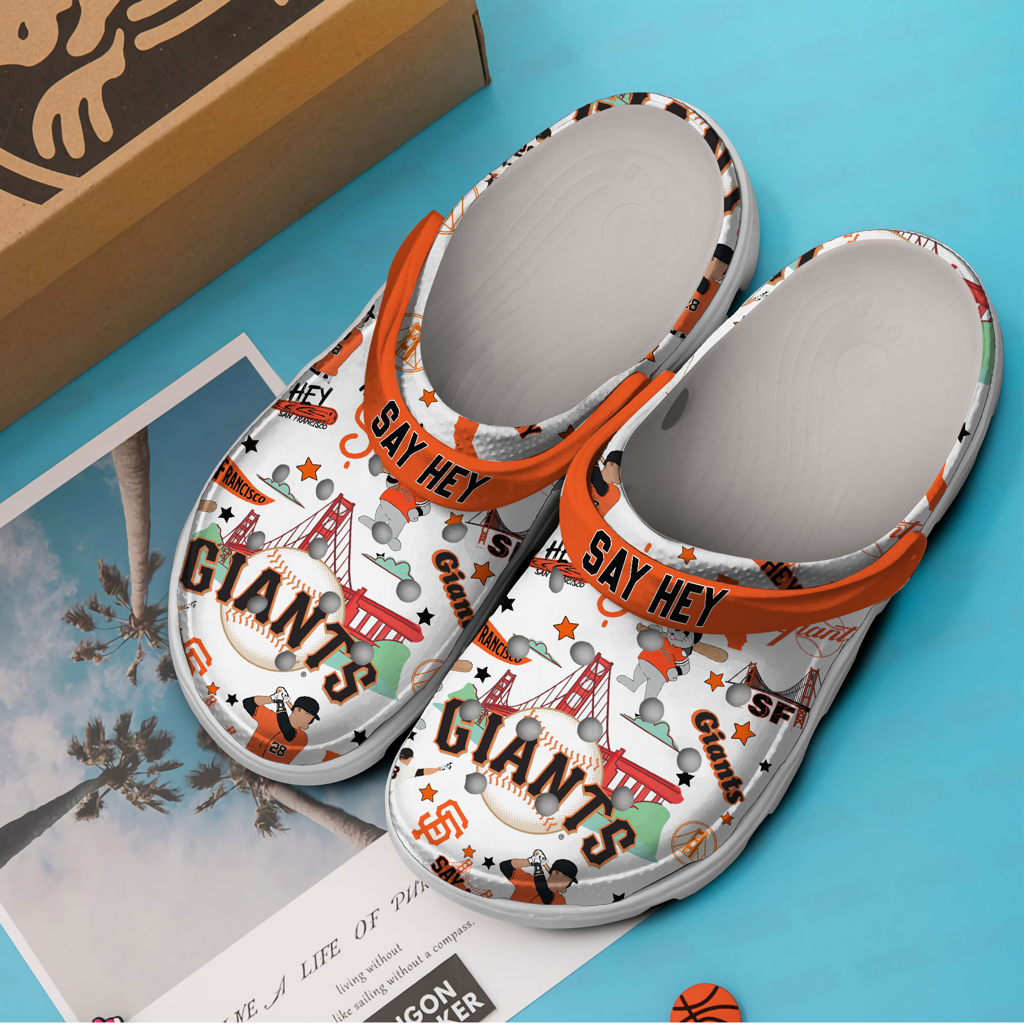 San Francisco Giants Baseball MLB Sport Crocs Crocband Clogs Shoes Comfortable For Men Women and Kids - Image 2