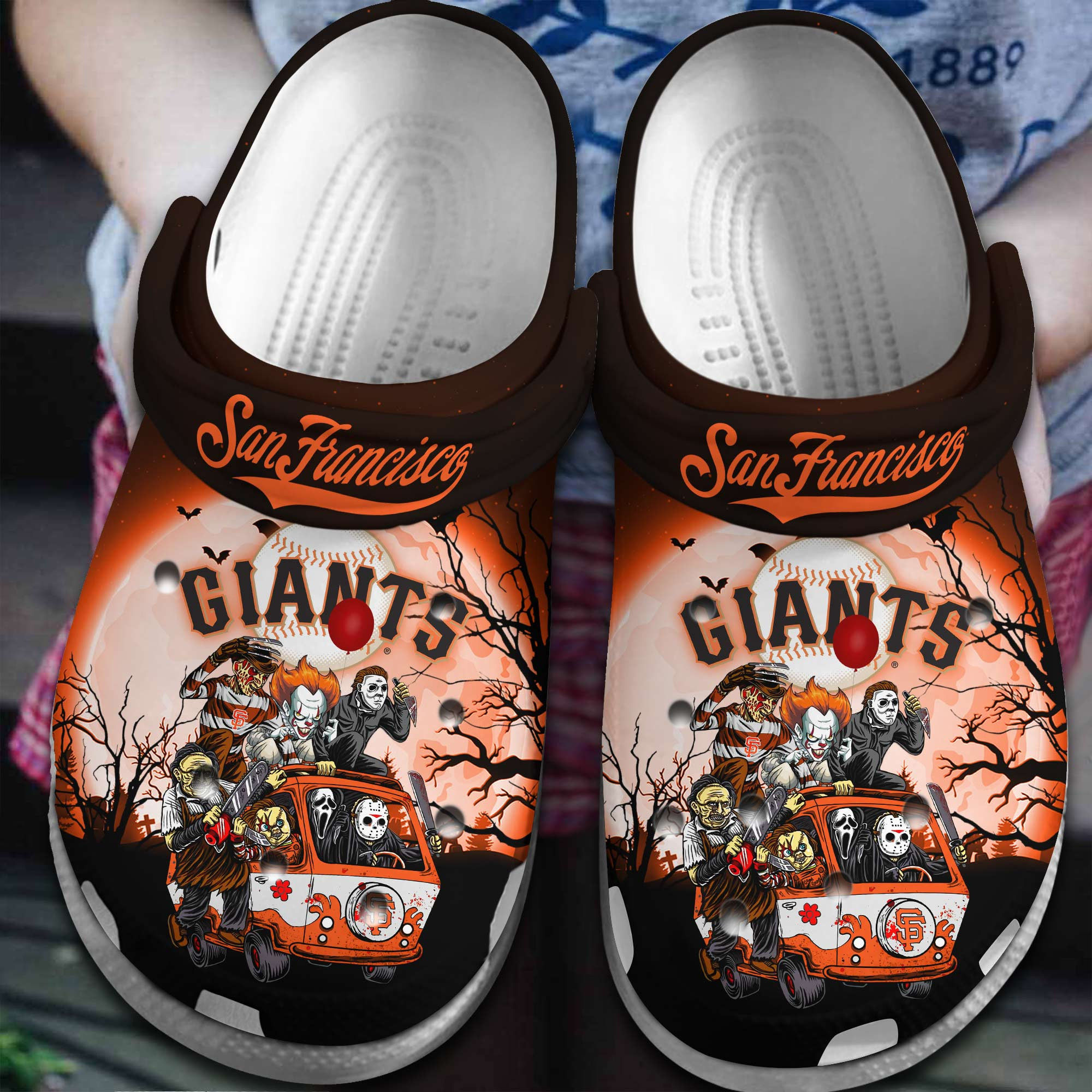 San Francisco Giants MLB Sport Crocs Crocband Clogs Shoes Comfortable For Men Women and Kids