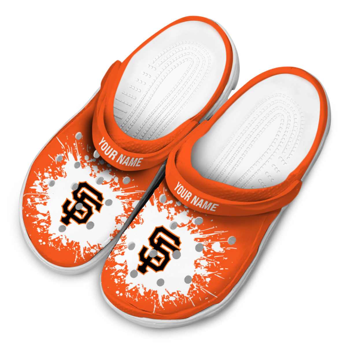 San Francisco Giants MLB Sport Crocs Crocband Clogs Shoes Comfortable For Men Women and Kids - Image 4