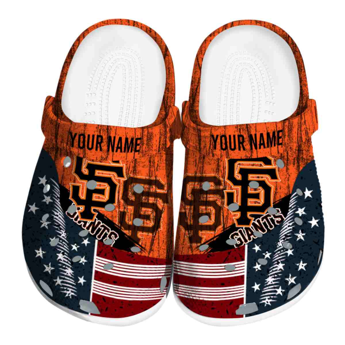 San Francisco Giants MLB Sport Crocs Crocband Clogs Shoes Comfortable For Men Women and Kids