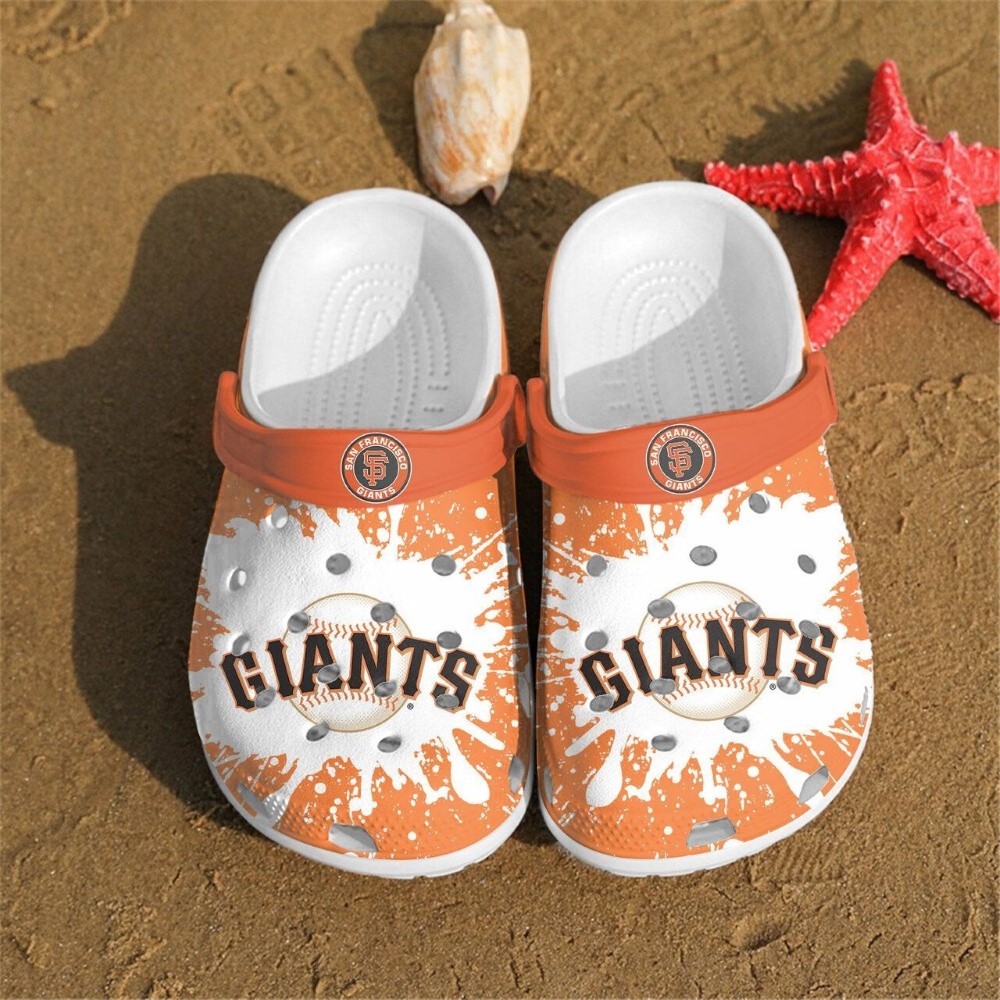 San Francisco Giants MLB Sport Crocs Crocband Clogs Shoes Comfortable For Men Women and Kids