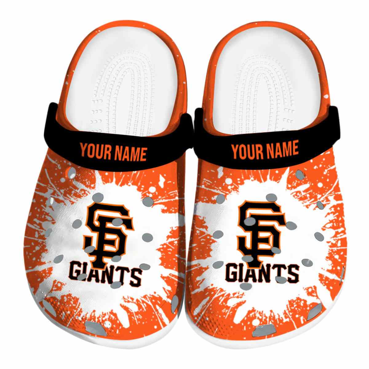 San Francisco Giants MLB Sport Crocs Crocband Clogs Shoes Comfortable For Men Women and Kids