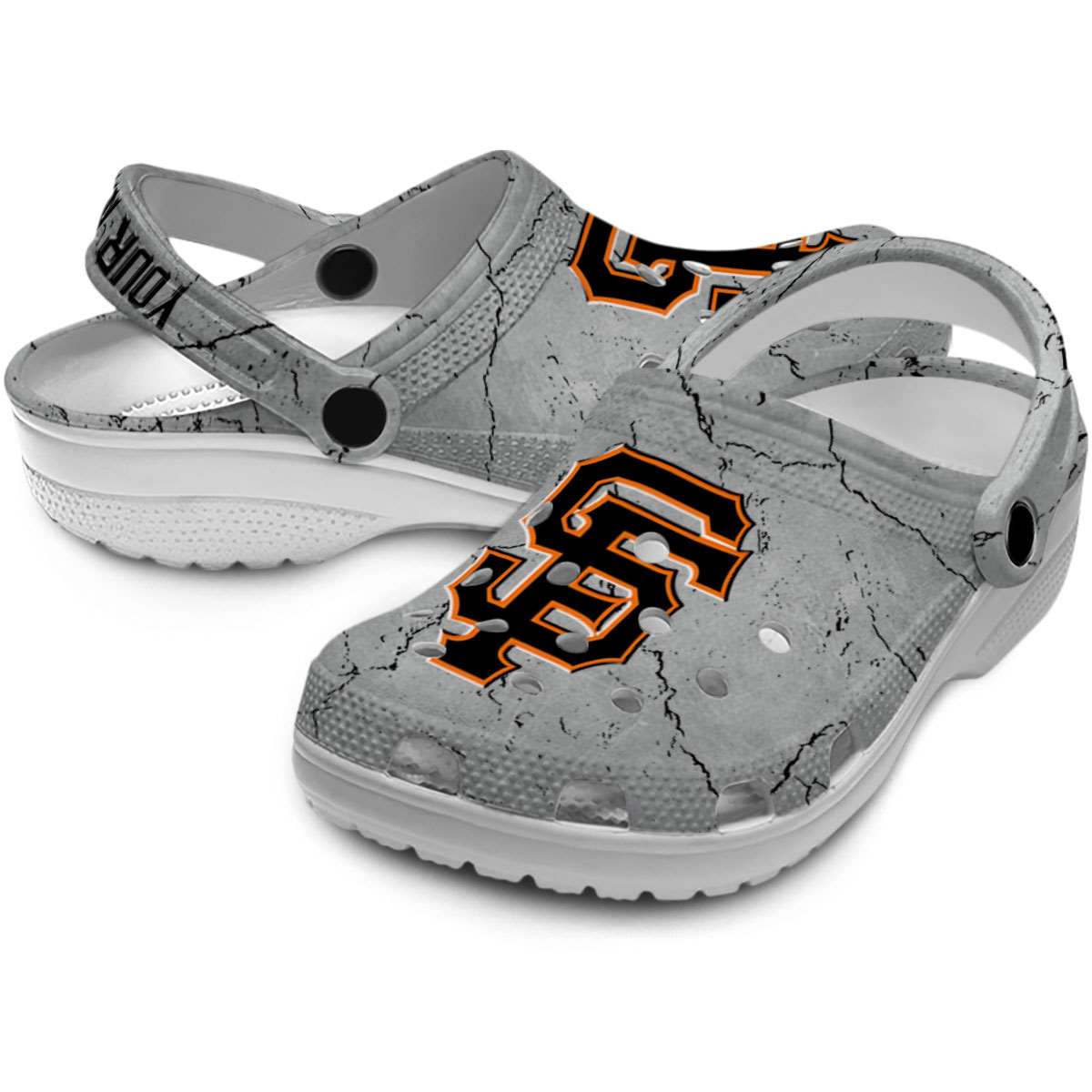 San Francisco Giants MLB Sport Crocs Crocband Clogs Shoes Comfortable For Men Women and Kids - Image 3