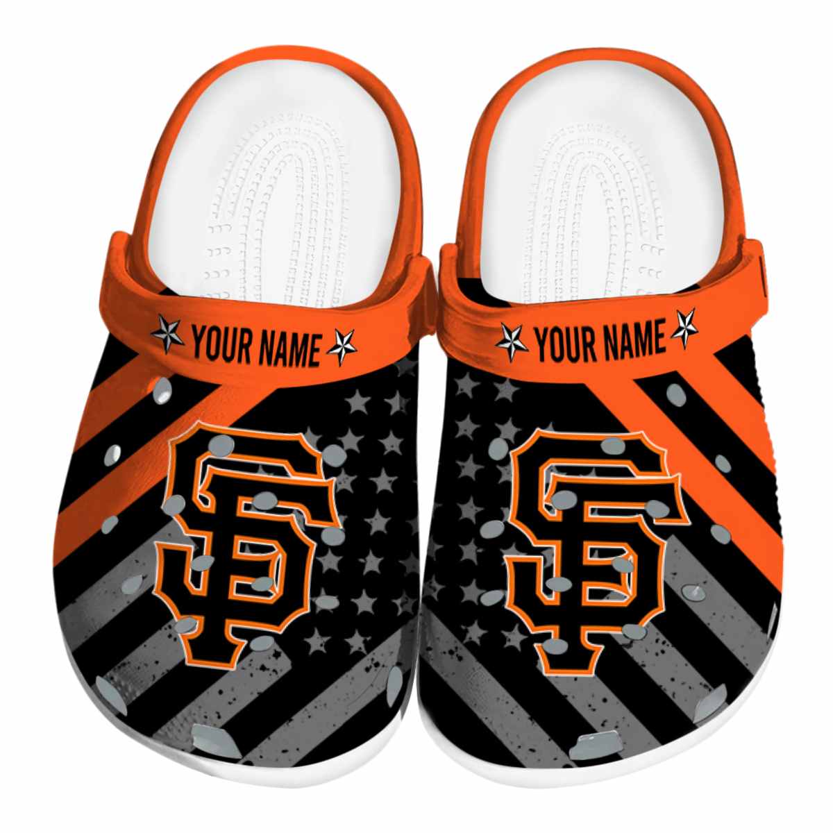 San Francisco Giants MLB Sport Crocs Crocband Clogs Shoes Comfortable For Men Women and Kids