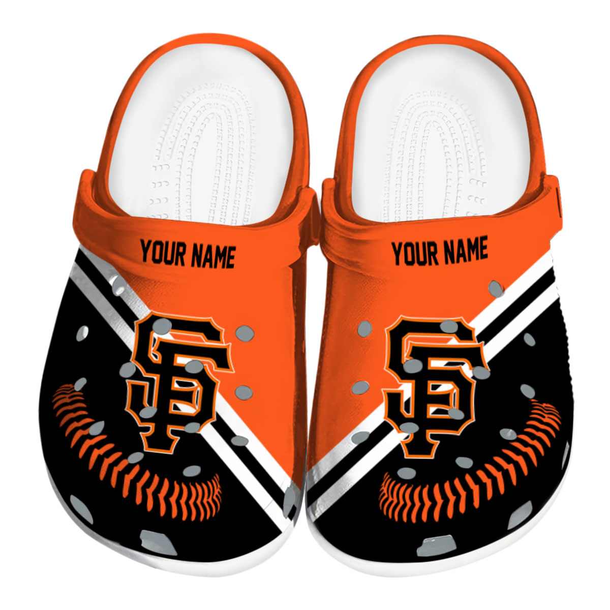 San Francisco Giants MLB Sport Crocs Crocband Clogs Shoes Comfortable For Men Women and Kids