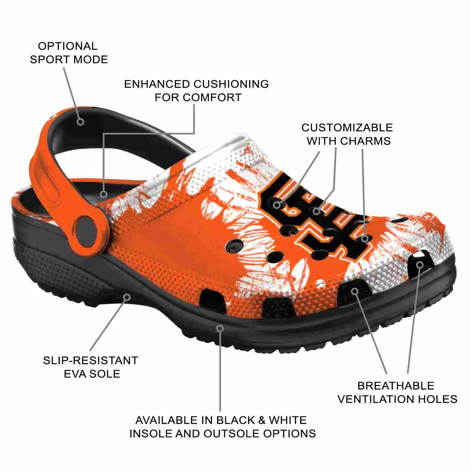 San Francisco Giants Splatter Graphics ClogTVC180138 - Image 5