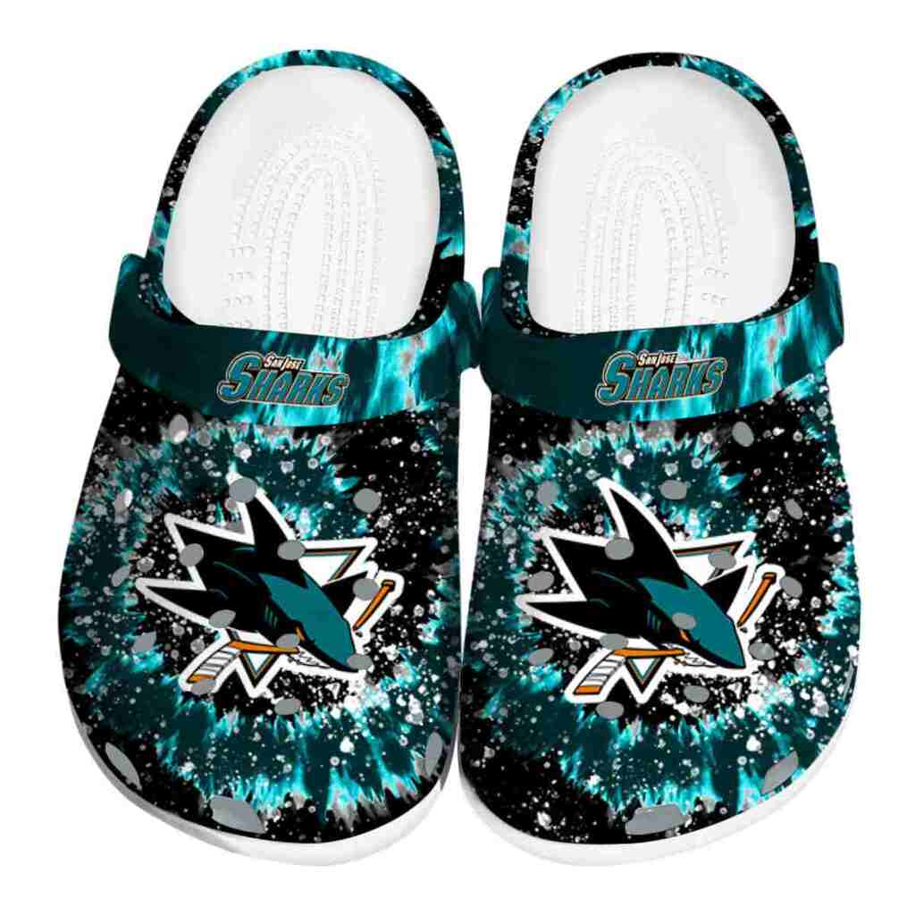 San Jose Sharks Radiant Burst Effect ClogTVC1801904