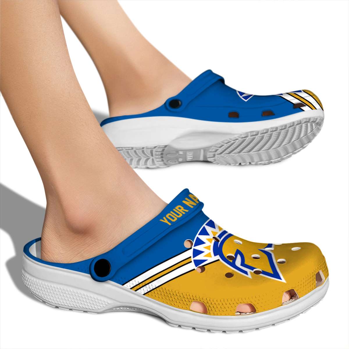 San Jose State Spartans NCAA Sport Crocs Crocband Clogs Shoes Comfortable For Men Women and Kids - Image 2