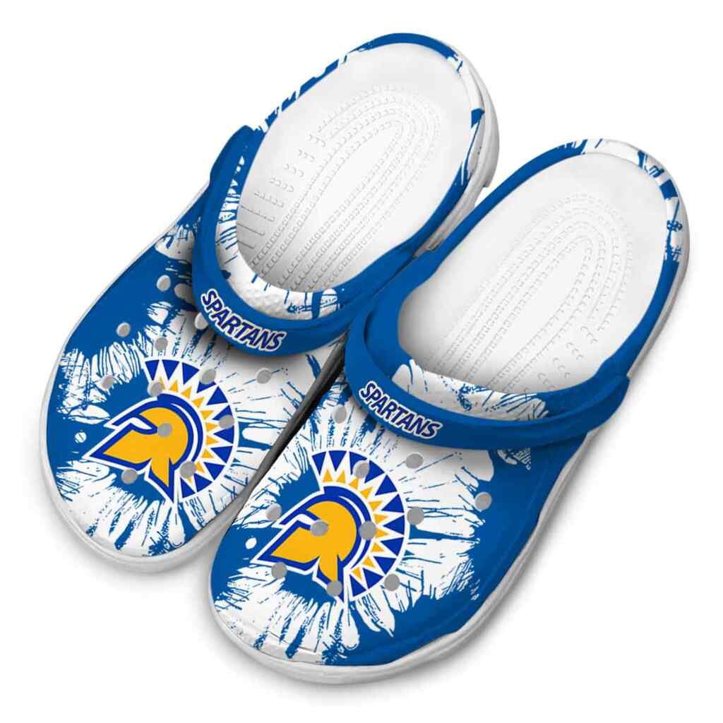San Jose State Spartans Splatter Graphics ClogTVC1801719 - Image 4