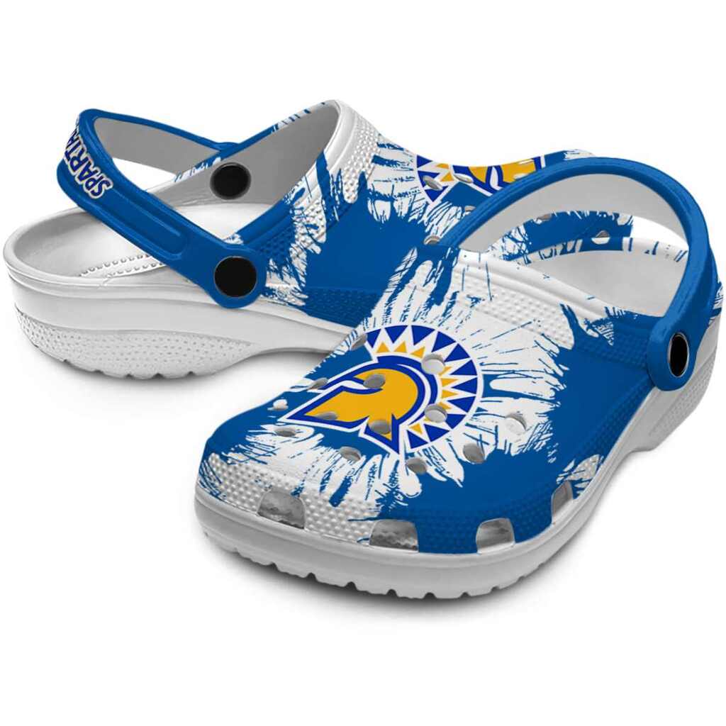 San Jose State Spartans Splatter Graphics ClogTVC1801719 - Image 3