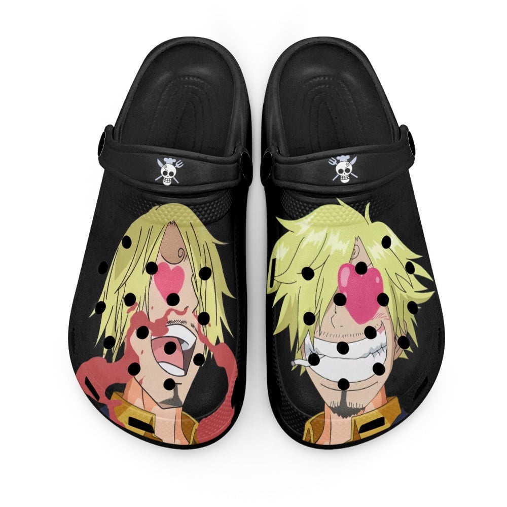 Sanji Funny One Piece Anime Crocs Crocband Clogs Shoes Comfortable For Men Women and Kids