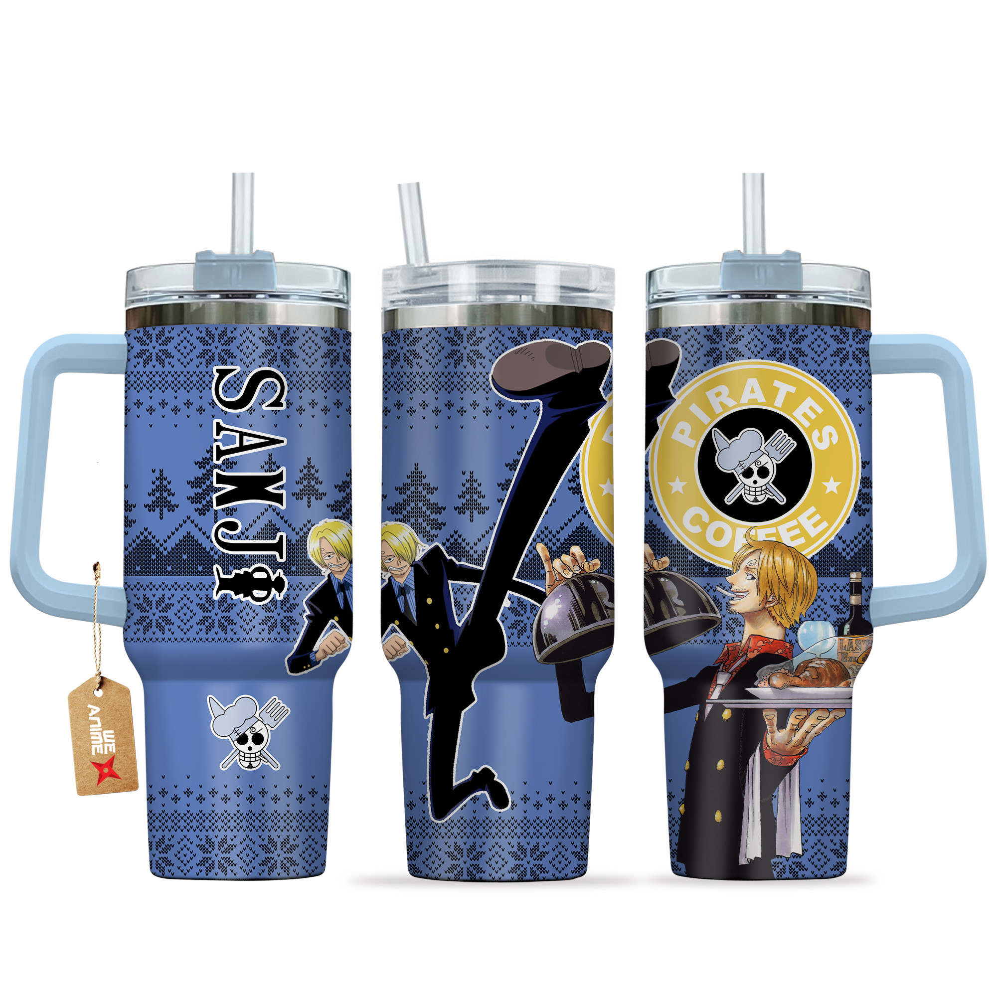 Sanji One Piece Anime Custom Stanley Cup 40 oz 30 oz Tumbler With HandleTVC2301156