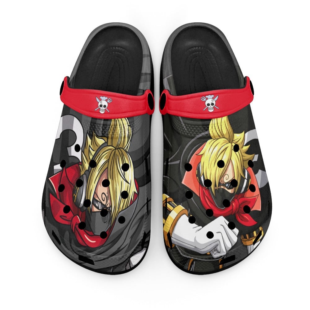 Sanji Raid Suit One Piece Anime Crocs Crocband Clogs Shoes Comfortable For Men Women and Kids