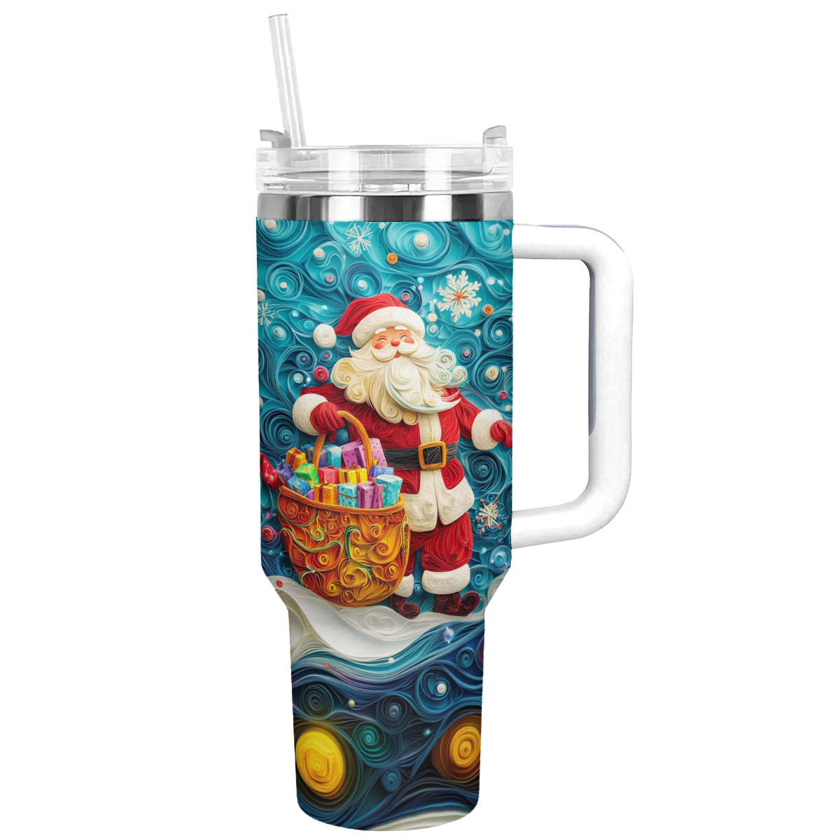 Santaâ€™s Gift Magic Christmas Custom Stanley Cup 40 oz 30 oz Tumbler With HandleTVC2301498