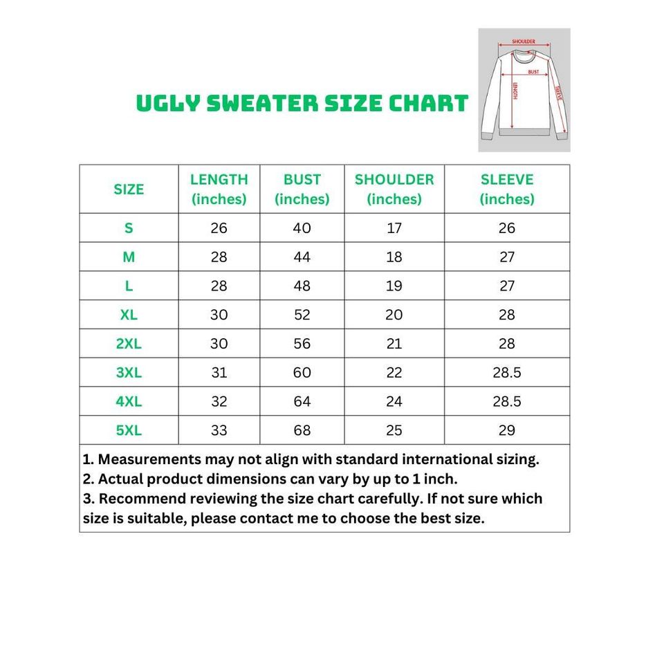 Santa All I Want For Christmas Is A Big Fish Ugly Sweater, Merry Fishmas Sweater, Santa Vacation Xmas Sweater - Image 3