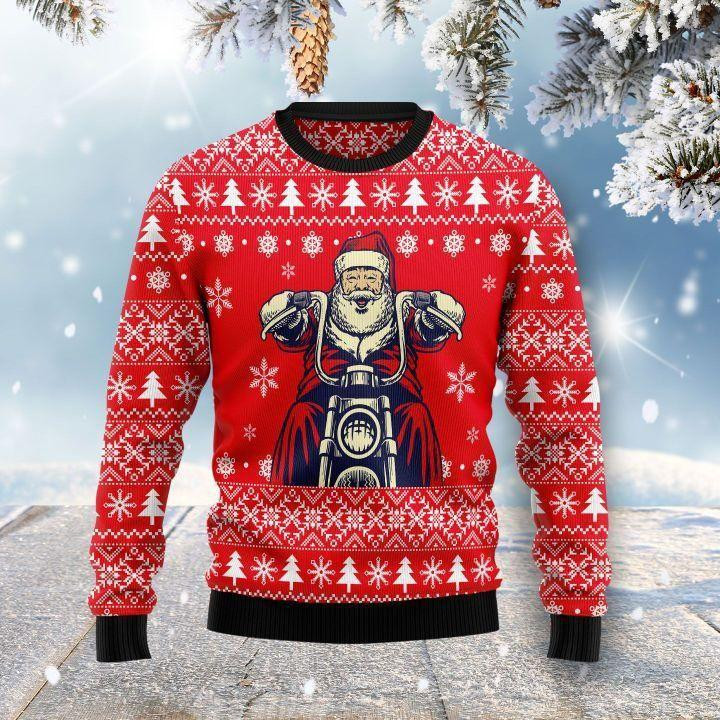 Santa Christmas Ugly Christmas Sweater Adult 3D Funny Matching for family