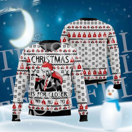 Santa Claus Cartoon Anime Christmas Knitted Ugly Sweater Vintage Winter Hip Hop Pullover Long Sleeves 3DPrint Casual Harajuku X6 - Image 3