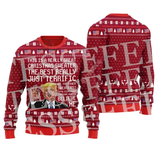 Santa Claus Cartoon Anime Christmas Knitted Ugly Sweater Vintage Winter Hip Hop Pullover Long Sleeves 3DPrint Casual Harajuku X6 - Image 4