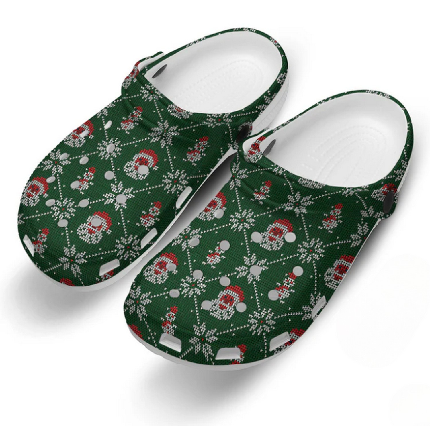 Santa Claus Christmas Crocs Crocband Clogs Shoes Comfortable For Men Women and Kids