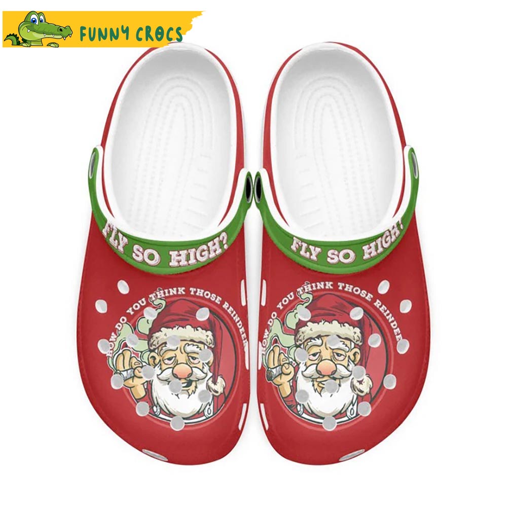 Santa Claus Christmas Crocs Crocband Clogs Shoes Comfortable For Men Women and Kids