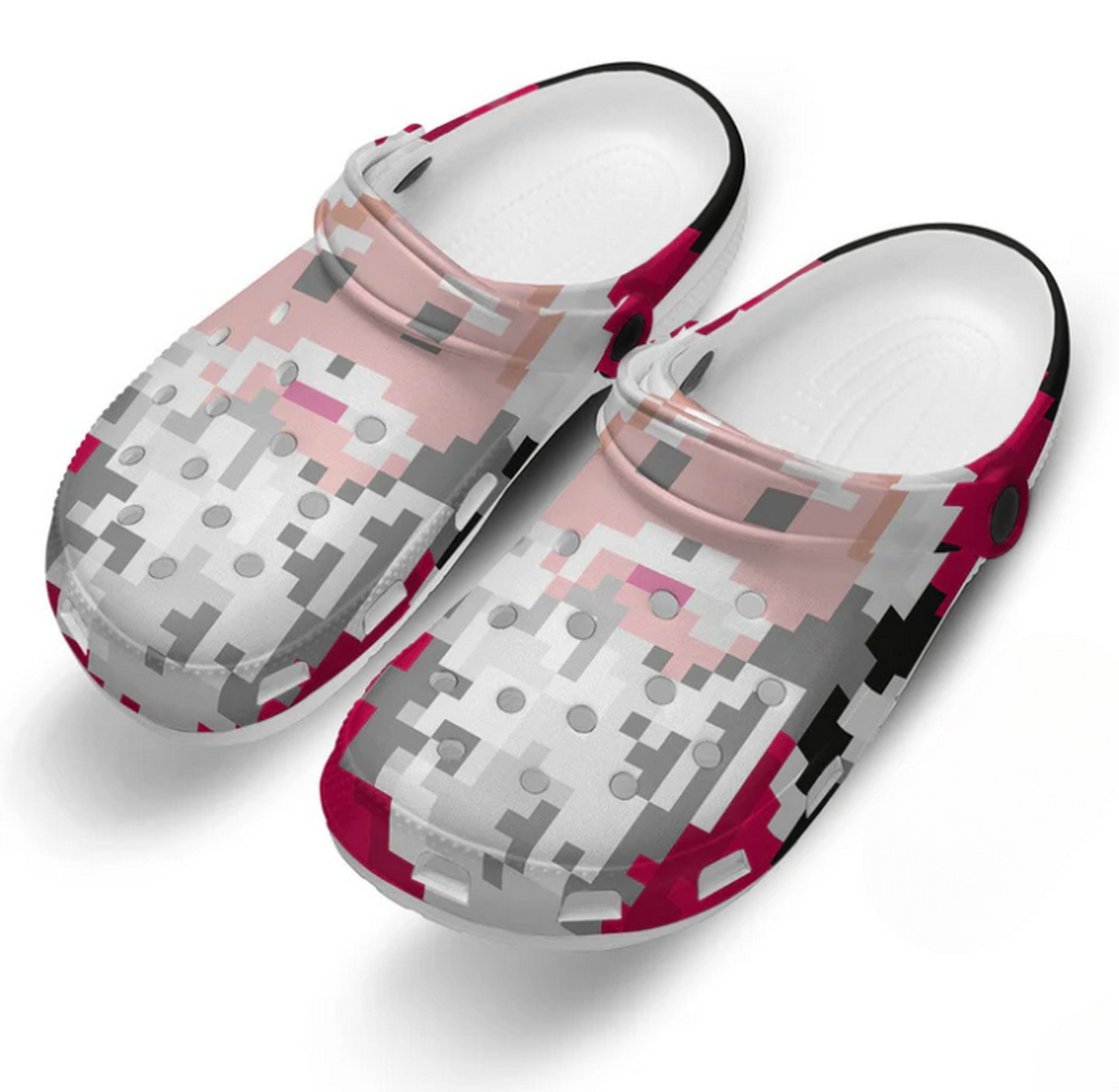 Santa Claus Christmas Crocs Crocband Clogs Shoes Comfortable For Men Women and Kids