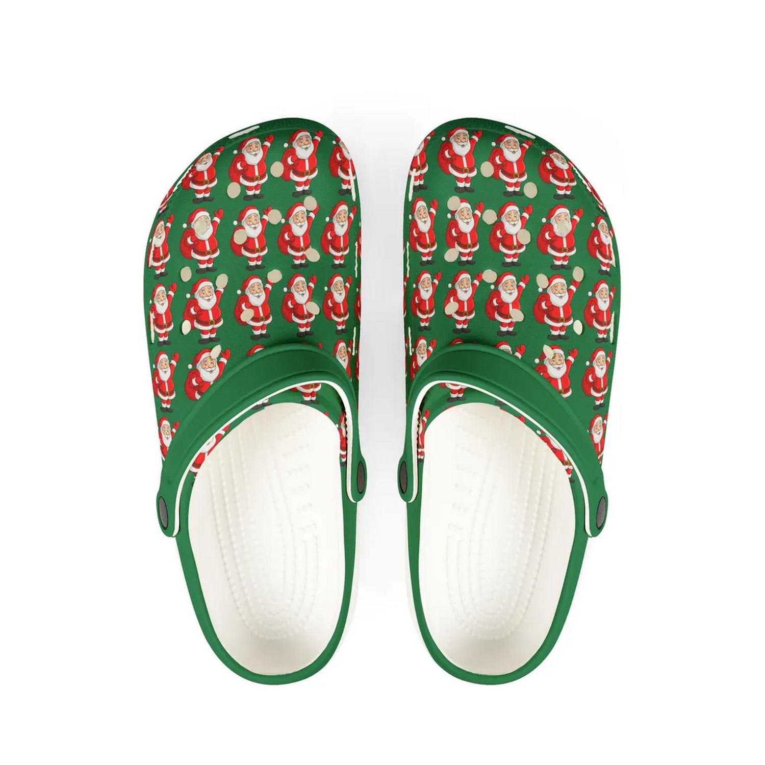 Santa Claus Christmas Crocs Crocband Clogs Shoes Comfortable For Men Women and Kids