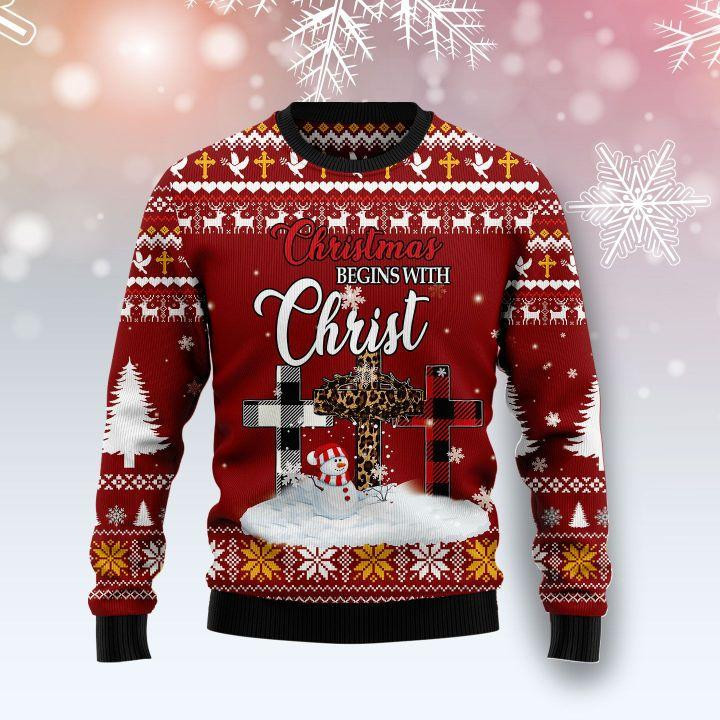 Santa Claus Christmas Ugly Christmas Sweater Adult 3D Funny Matching for family