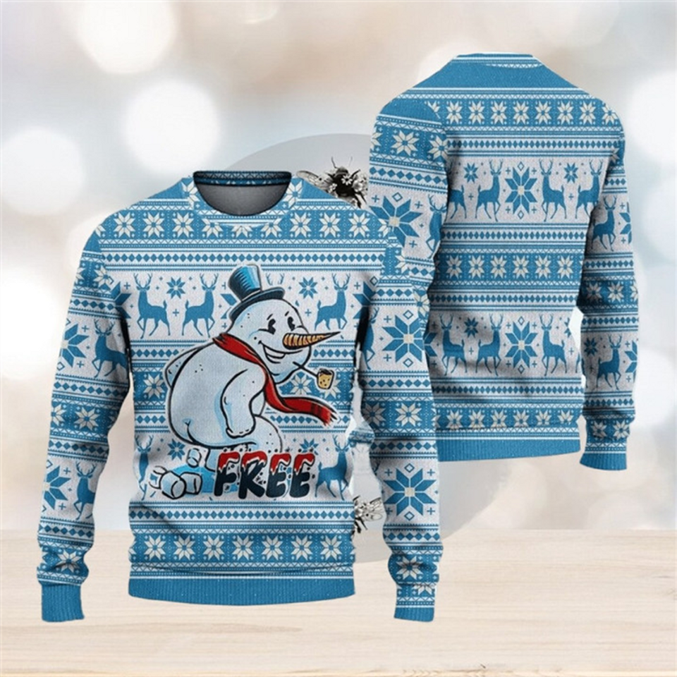 Santa Claus Ugly Christmas Man Sweater Merry Christmas Lovers