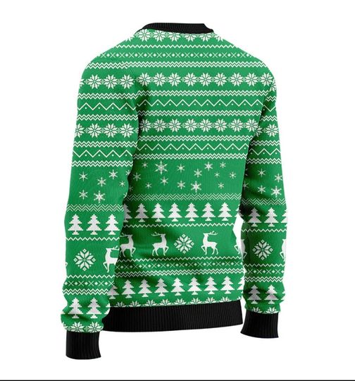 Santa Floss Like A Boss Ugly Christmas 3D Sweater - Image 6