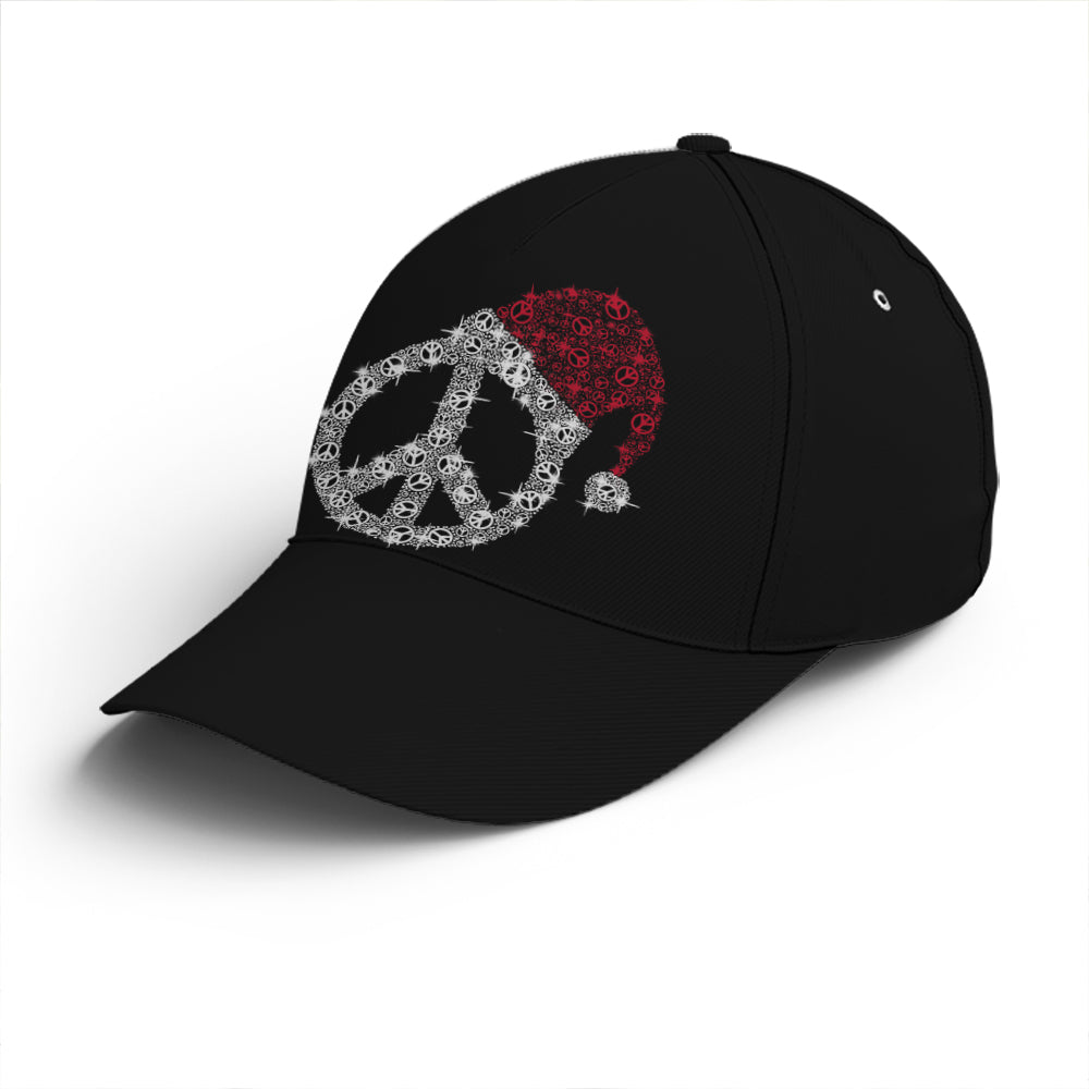 Santa Hippie Classic Black Baseball Cap Trucker Hats Custom Hats Gifts For Men & Women