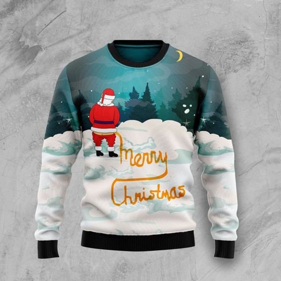 Santa Ho Ho Ho Ugly Christmas Sweater for Adults