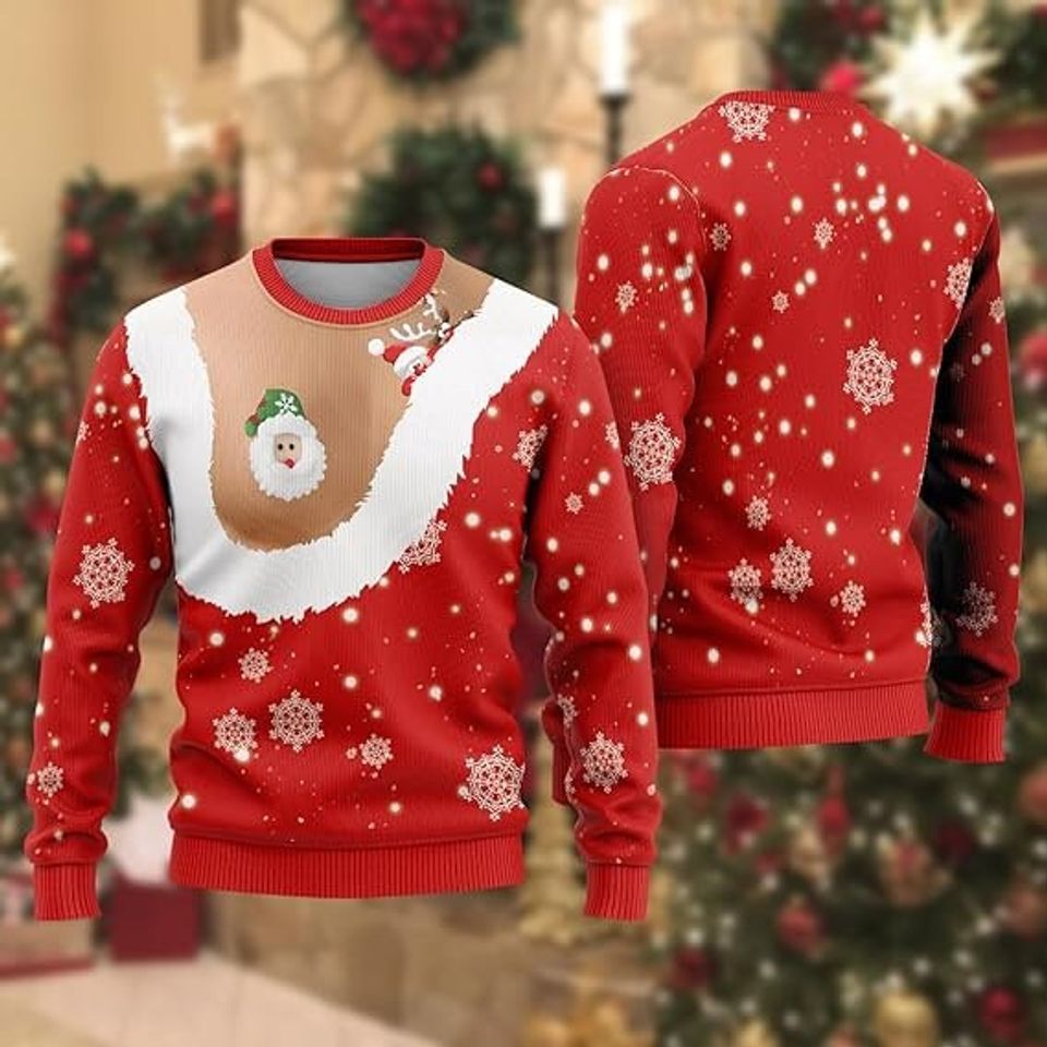 Santa Jacket  Ugly Christmas Sweaters