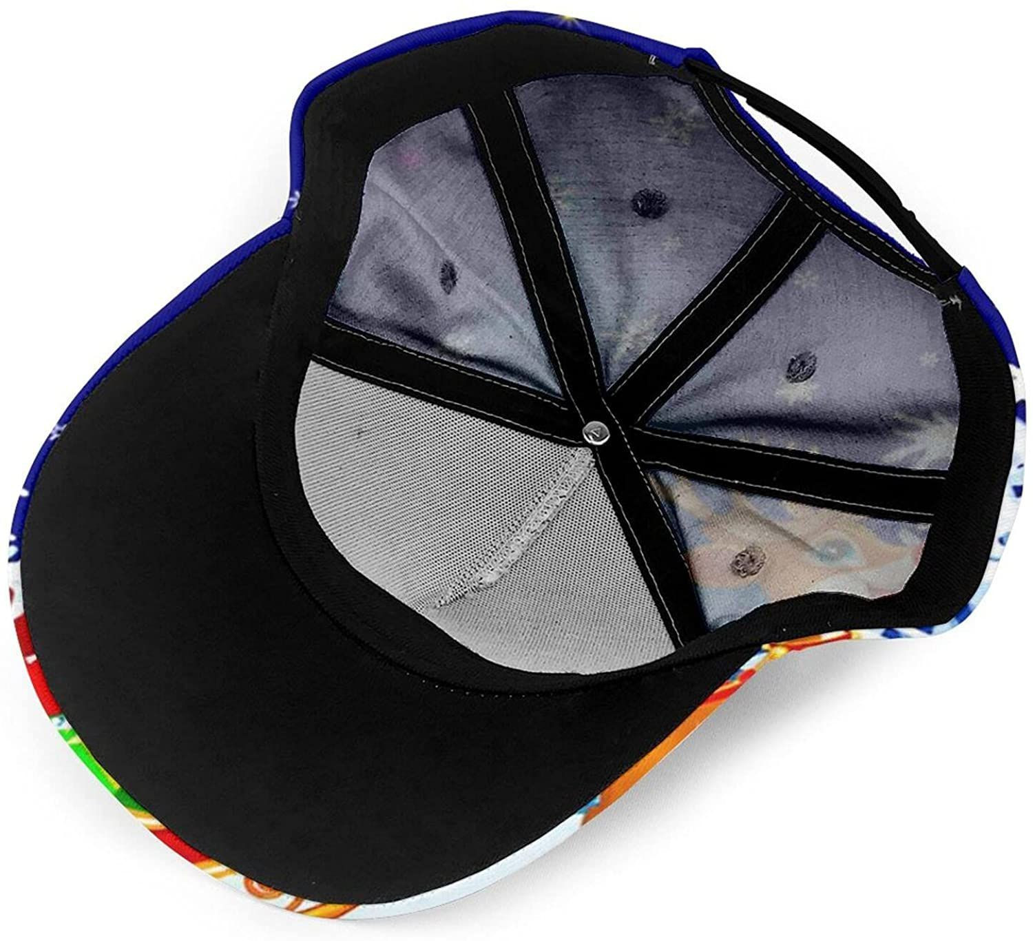 Santa On Sleigh Print Casual Baseball 3D Cap Adjustable Twill Sports Dad Hats For Unisex Trucker Hats Custom Hats Gifts For Men & Women
