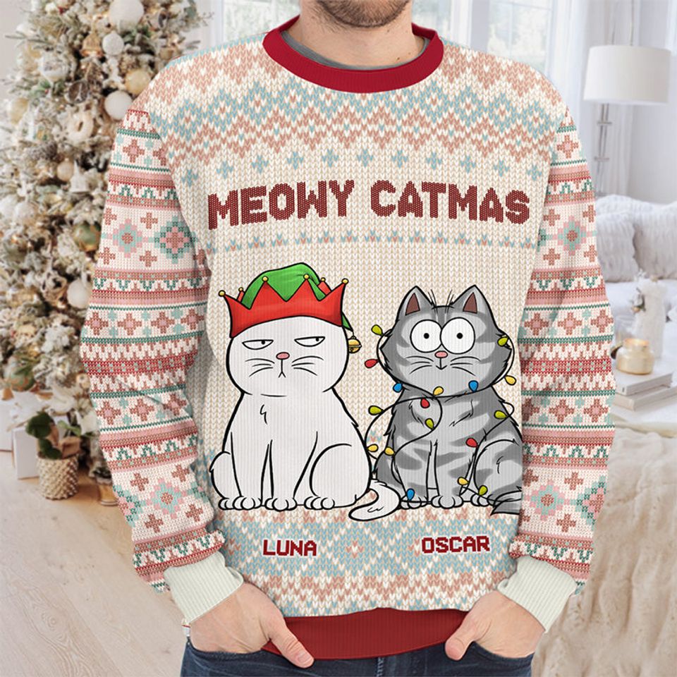 Santa Paws Please Stop Here - Dog & Cat Personalized Sweatshirt - Gift For Pet Owners, Pet Lovers - Image 2