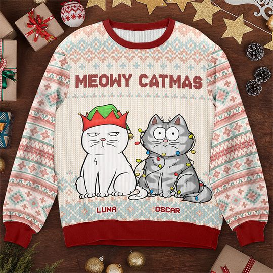 Santa Paws Please Stop Here - Dog & Cat Personalized Sweatshirt - Gift For Pet Owners, Pet Lovers - Image 4