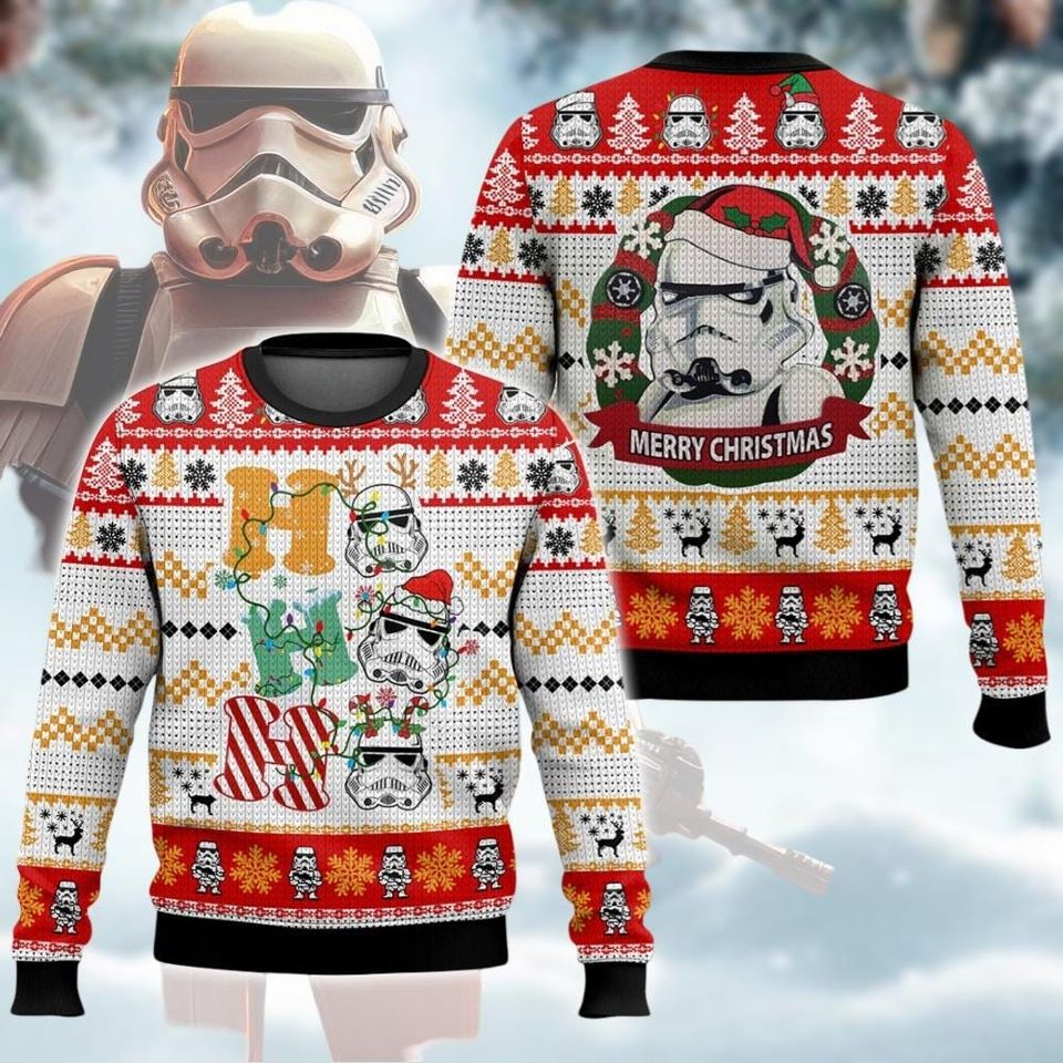Santa Stormtrooper Ho Ho Ho Sweater