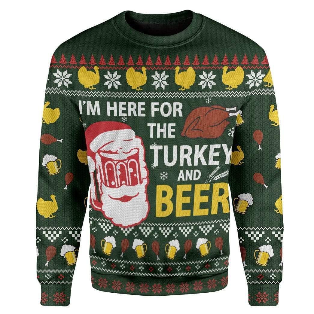 Santa Ugly Christmas Sweater Adult 3D Funny Matching for family